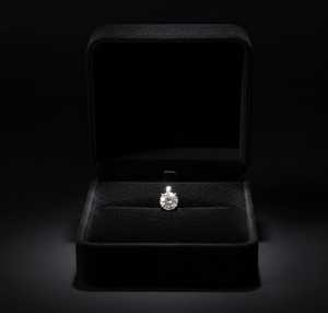 Pendentif solitaire en diamant rond certifié or 14 carats cultivé en laboratoire [0,25 ct] - Product Image 2