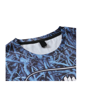 Camiseta de Pesca Sublimada Personalizada con Mascarilla Integrada, Orificios para Pulgares, Malla Transpirable en Axilas, Elástica en 4 Direcciones, Absorbe la Humedad, para Equipos de Élite - Product Image 5