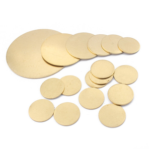 Disques de laiton vierges modernes pour gravure laser, estampage personnalisé, fabrication de bijoux et artisanat DIY - Étiquettes personnalisées - Product Image 3