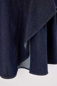 GRACE COLLECTION Women's <b>Denim</b> Cardigan Regular Fit Pencil Silhouette Winter Casual Style <b>Knee</b>-<b>Length</b> Breathable Quick Dry - Product Image 3