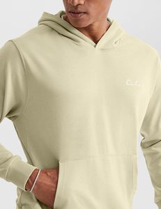 Sweat-shirts à capuche en molleton gris d'hiver brodés avec logo personnalisé, vente en gros, pour hommes, coupe ample, épais, haute qualité, 100 % coton - Product Image 4