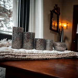 Soporte votivo de Arte de artesanos indios multiusos de alta calidad, Peltre mosaico de color, vidrio hecho a mano, decoración del hogar para festivales - Product Image 5