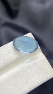 Piedra Preciosa Suelta de Aguamarina Certificada, Excelente Calidad, Color Natural Superior, Corte Ovalado, con Buen Brillo, 8.48 Quilates - Product Image 6