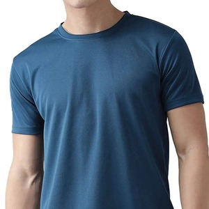 Camisetas de algodón de manga corta para hombre, de color liso, para verano, con bordado personalizado, precio mayorista barato, MOQ bajo. - Product Image 5