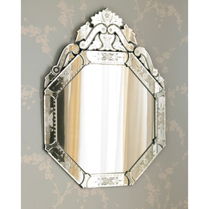 Premium Venetian Baroque Antique Wall Mirror| Decorative Glass Mirror with Elegant Ornate Frame for Living Room, Bedroom, Decor - Product Image 1