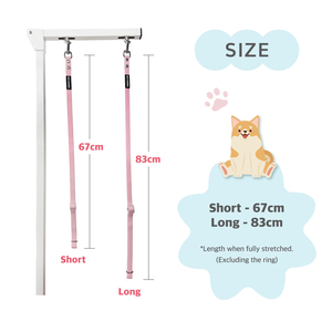 HEDYS GROOMING Model Heyd 015 Waterproof PVC Restraint Leash <b>Dogs</b> <b>Pink</b> Adjustable Durable Strap Home Grooming Table Lead - Product Image 4