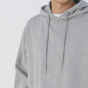Sweat à capuche unisexe surdimensionné de style hiver OEM, de haute qualité, en molleton 100% coton épais, délavé, brodé - Product Image 3