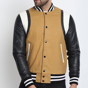 Blouson Bomber en Cuir Brodé Personnalisé pour Homme – Nouveau Design 2026 – Blousons Universitaires Entièrement Personnalisables à Prix Abordable - Product Image 1