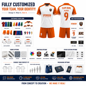 OEM Service Premium Custom Football Jersey Set Lightweight Breathable Quick Dry Short Unisex Teams <b>Soccer</b> Sports Kit for - Product Image 3