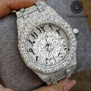 Reloj Mecánico de Lujo Charm de Acero Inoxidable, Caja de 40 mm, Correa de 20 mm, Estilo Vintage Hip Hop, Fecha Automática, Cierre de Botón, Cristal 10 - Product Image 1