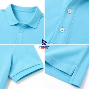 Polo homme en tissu doux et respirant, idéal pour un usage quotidien, coupe confortable, look élégant pour les hommes modernes. - Product Image 6
