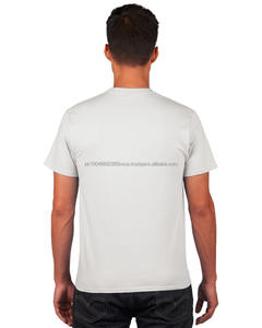 100% T-shirts pour hommes en coton américain Impression numérique personnalisée avec étiquettes gratuites et étiquettes volantes Couleur blanche - Product Image 2