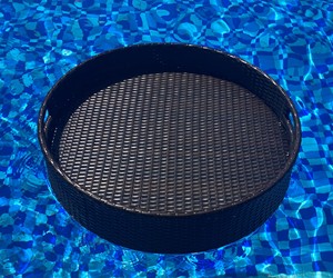 AC00033 Bandeja de Té Flotante Redonda de Metal Marrón Moderna y de Lujo, Directo de Fábrica en Vietnam, para Hoteles, Villas y Piscinas - Product Image 5