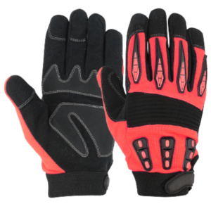 Heavy Duty Construction Safety Gloves Reinforced Synthetic Leather Amara Fireproof Anti Cut Functionality for Industrial Work - Product Image 2