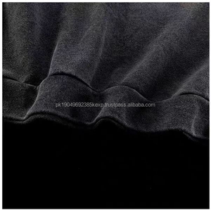 Camiseta POLO con estampado personalizado para hombre, Sudadera con capucha sobredimensionada de alta calidad, sudaderas con capucha de color sólido lavado vintage - Product Image 5