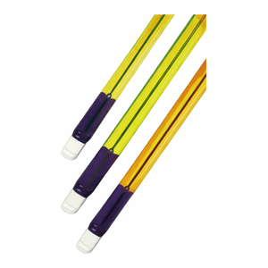 Thermomètre en verre recouvert de PTFE, bleu, à fond jaune organique, pour usage général en laboratoire - Product Image 2