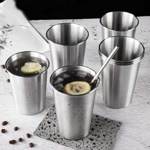 Tasses à café et gobelets isothermes en acier inoxydable 304 de haute qualité, 500 ml, en aluminium, pour boissons froides, avec logo personnalisé – Ventes flash - Product Image 6