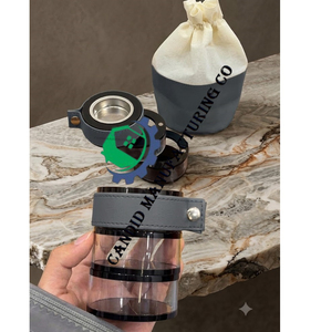 <b>Portable</b> Eco-Friendly Acrylic Religious Incense Burner with Magnetic Bakhoor Holder Storage Bag for Travel Aromatherapy <b>Diffuser</b> - Product Image 2