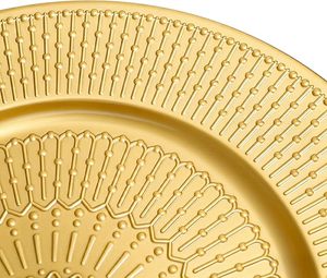 Assiettes de Présentation Modernes en Acier Inoxydable (100 pièces) – Décoration de Table Vintage, Élégante et Intemporelle pour Mariages, Écologique - Product Image 2