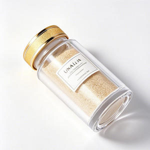 Bouteilles en acrylique transparentes de luxe rechargeables pour le stockage et l'emballage de médicaments, capsules, pilules, poudres, vitamines et comprimés - Product Image 2
