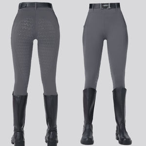 Pantalones de Montar a Caballo de Alta Calidad para Mujer, Ajustados, de Poliéster/Spandex, Alta Elasticidad, Tejido Transpirable, Lavables a Máquina - Product Image 2