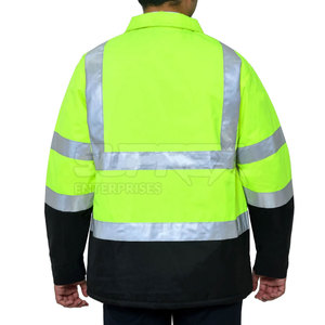 เสื้อแจ็คเก็ตสำเร็จรูปสำหรับงานที่ต้องการการมองเห็นสูง ทรงพอดีตัว ระบายอากาศได้ดี ผลิตจากโพลีเอสเตอร์ เหมาะสำหรับการทำงานประจำวัน สวมใส่สบาย มีสไตล์ - Product Image 6
