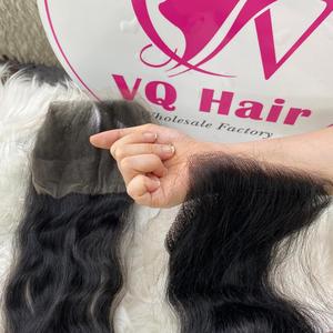 Cierres de encaje de película HD 10-36 pulgadas Raw Vietnamita Onda natural Cabello negro Cierre de encaje Extensiones de cabello humano Proveedores vietnamitas - Product Image 2