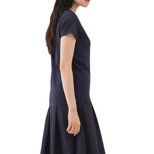 Camiseta Básica de Verano para Mujer, Diseño Personalizado al por Mayor, Algodón Orgánico Súper Suave, 200 GSM - Product Image 2