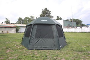 Tente de camping Camptown SUNSET 380 pour 4-5 personnes avec système de poteaux Insta-Set, en polyester, pour toutes les saisons, grand abri extérieur - Product Image 1