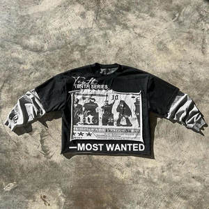 เสื้อยืดแขนสั้นทรงปกติ ปรับแต่งได้ พร้อมลายปักละเอียดอ่อน  ลายพิมพ์แบบ Sublimation ทั่วตัว ทันสมัย ผลิตจากผ้าฝ้าย Worsted 100% - Product Image 2