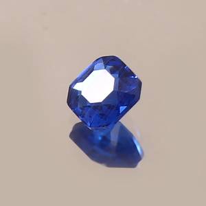 Espinela Azul Cornflower de Ceilán, Corte Asscher, Gema Suelta, Natural, Certificada, Alta Claridad, Calidad Fina, Grado Joyería - Product Image 6
