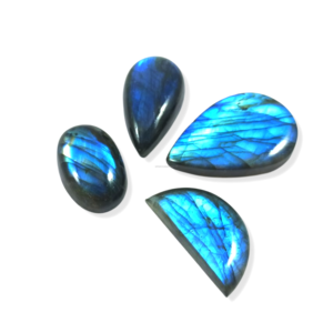 Labradorita Azul Natural, Piedras Preciosas Sueltas al por Mayor, Cristales Cabujón para Joyería, Formas Ovaladas/Cabujón, Tamaños de 20-35 mm - Product Image 4