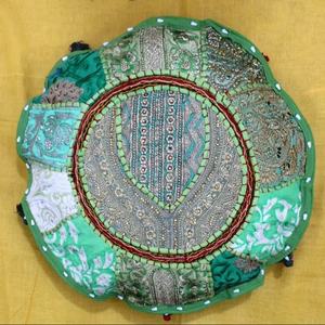 Almohada de suelo Boho Cojín de suelo redondo Funda de cojín de meditación - Product Image 1