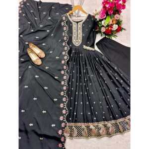 Vestidos de Noche Elegantes, Vestido de Fiesta con Pent y Dupatta - Product Image 4