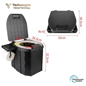 Inodoro Portátil de PU con Tapa para Adultos, Inodoro para Coche, Camping, Bebés y Niños - Product Image 5
