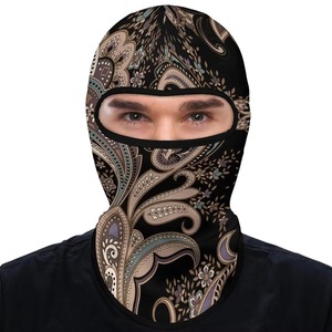 Pasamontañas Completo para Exteriores, Diseño Paisley, Poliéster y Algodón, Unisex Adulto, 56-58cm, Transpirable, Impresión por Transferencia de Calor - Product Image 5