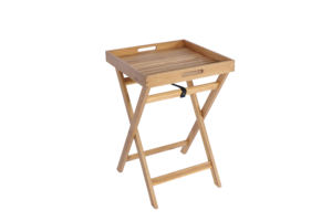 Table de service en bois d'acacia massif, conçue pour offrir un support de service fiable pour les cafés et les restaurants - Product Image 2