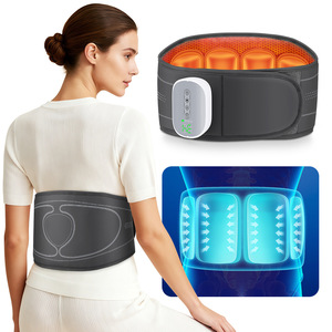 Ceinture de massage chauffante sans fil à pression d'air pour le soutien lombaire des employés de bureau, avec température réglable et respirante - Product Image 2