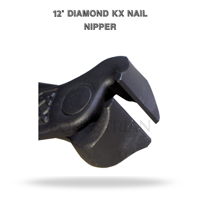 Pince à ongles diamantée KX de 12 pouces, outil de fermeur pour le soin et la coupe des sabots de cheval