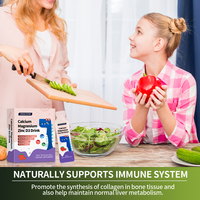 Boisson liquide personnalisée Calcium Magnésium Zinc pour la santé des os, renforcement du système nerveux et immunitaire, complément liquide en gel pour enfants