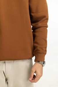 เสื้อสเวตเชิ้ตผู้ชายสำหรับฤดูหนาว ผ้าโพลีเอสเตอร์/คอตตอนฟลีซ 280 กรัม ระบายอากาศได้ดี รับสกรีนโลโก้ สตรีทแวร์ ราคาโรงงาน ขายส่ง รับผลิตแบบ OEM - Product Image 3