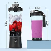 Blender portable, format individuel, tasse de 20 oz avec 6 lames pour les smoothies et les milkshakes