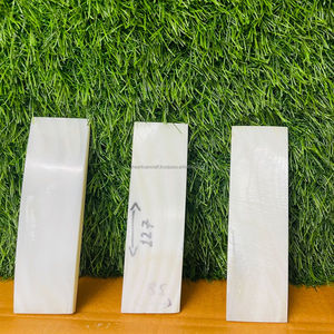 Poignées en écailles de nacre polies blanc naturel, design personnalisé, style européen nautique animalier, durables, artisanat sur mesure - Product Image 1