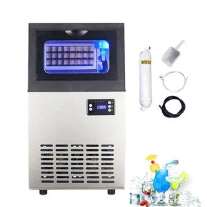 <b>Ice</b> Cube <b>Machine</b>, Cube <b>Ice</b> <b>Making</b> <b>Machine</b>-50 LBS/Day, Auto Cleaning <b>for</b> Bar/Cafe/Restaurant/<b>Home</b> - Product Image 1