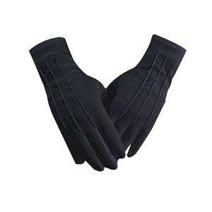 OEM Venta al por mayor Guantes de algodón negro Ceremonia formal Guantes de algodón negro para el oficial de servicio - Product Image 3