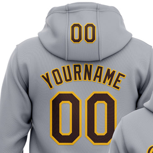 Sweat à capuche d'équipe sportive OEM personnalisé par sublimation, sweat à capuche avec nom de club imprimé sur toute la surface, sweat à capuche d'entraînement en polaire polyester, fournisseur - Product Image 2