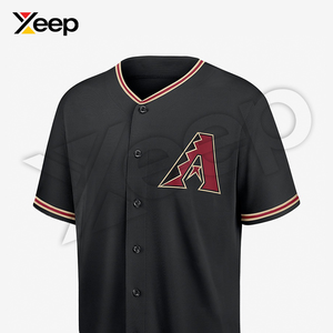 XEEP Customize Baseball Jersey XC-BBU-06 Short Sleeve Breathable Performance Athletic Fit Training <b>Game</b> Shirt Polyester - Product Image 3