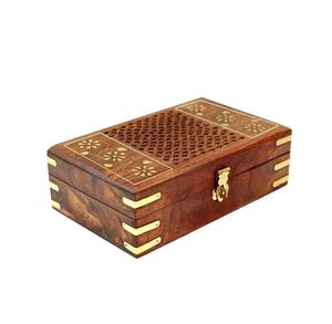 Boîte de rangement en bois de grande capacité avec séparateur amovible pour vêtements, accessoires, documents et organisateur domestique - Product Image 1