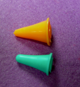 AA0088 Knitting Needle Point Protector | Orange Knitting Needle Point Protector Cone Shape For <b>Crochet</b> <b>Hook</b> Tip Cover - Product Image 5