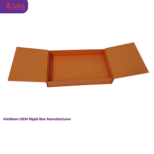 Vietnam OEM Manufacturer Custom High Quality Gatefold Rigid Paper <b>Box</b> Luxury Magnetic Split Opening Gift <b>Box</b> Wholesale - Product Image 6